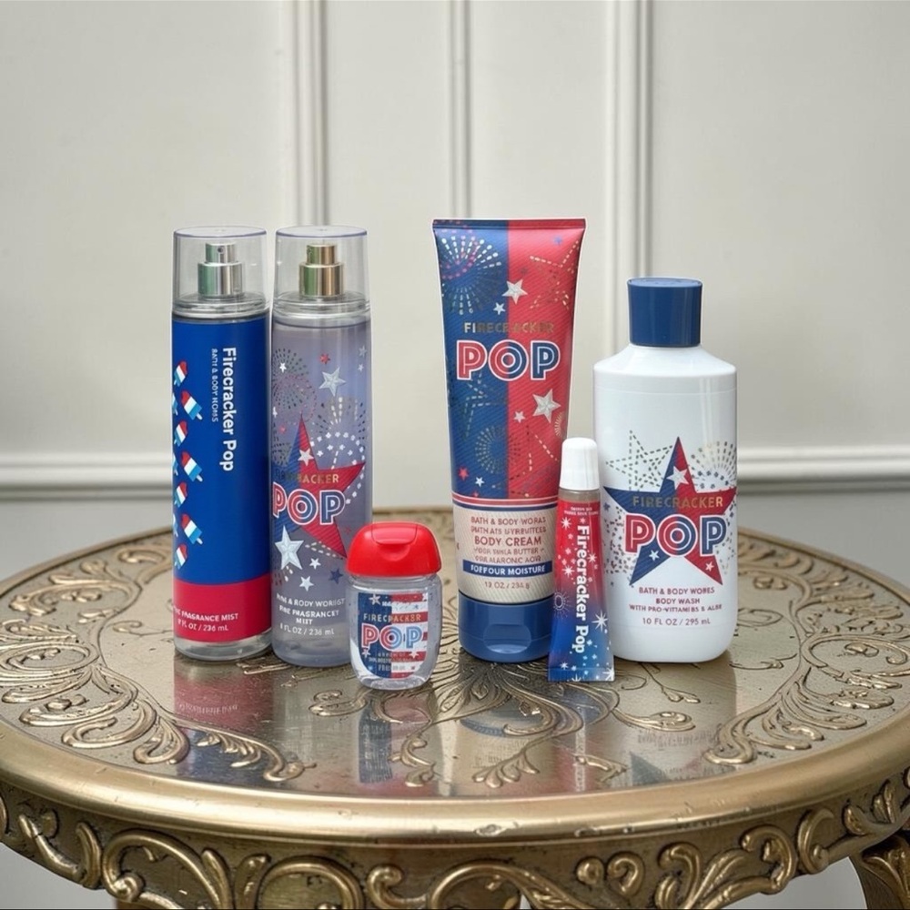 Bath & Body Works Firecracker POP Body Care Set